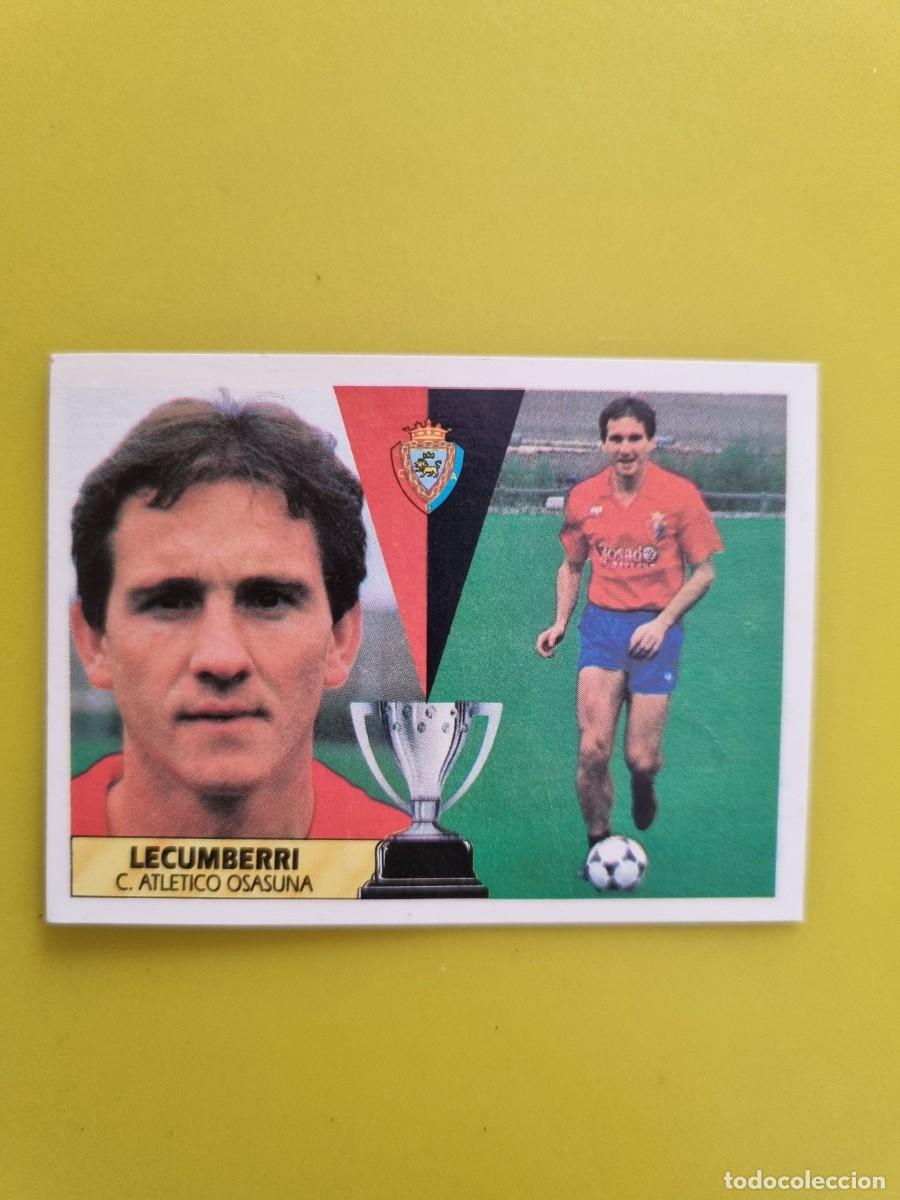 Cromos de f&uacute;tbol: CROMO LIGA ESTE 87 88 1987 1988 NUNCA PEGADO SIN PEGAR LECUMBERRI OSASUNA AR1026