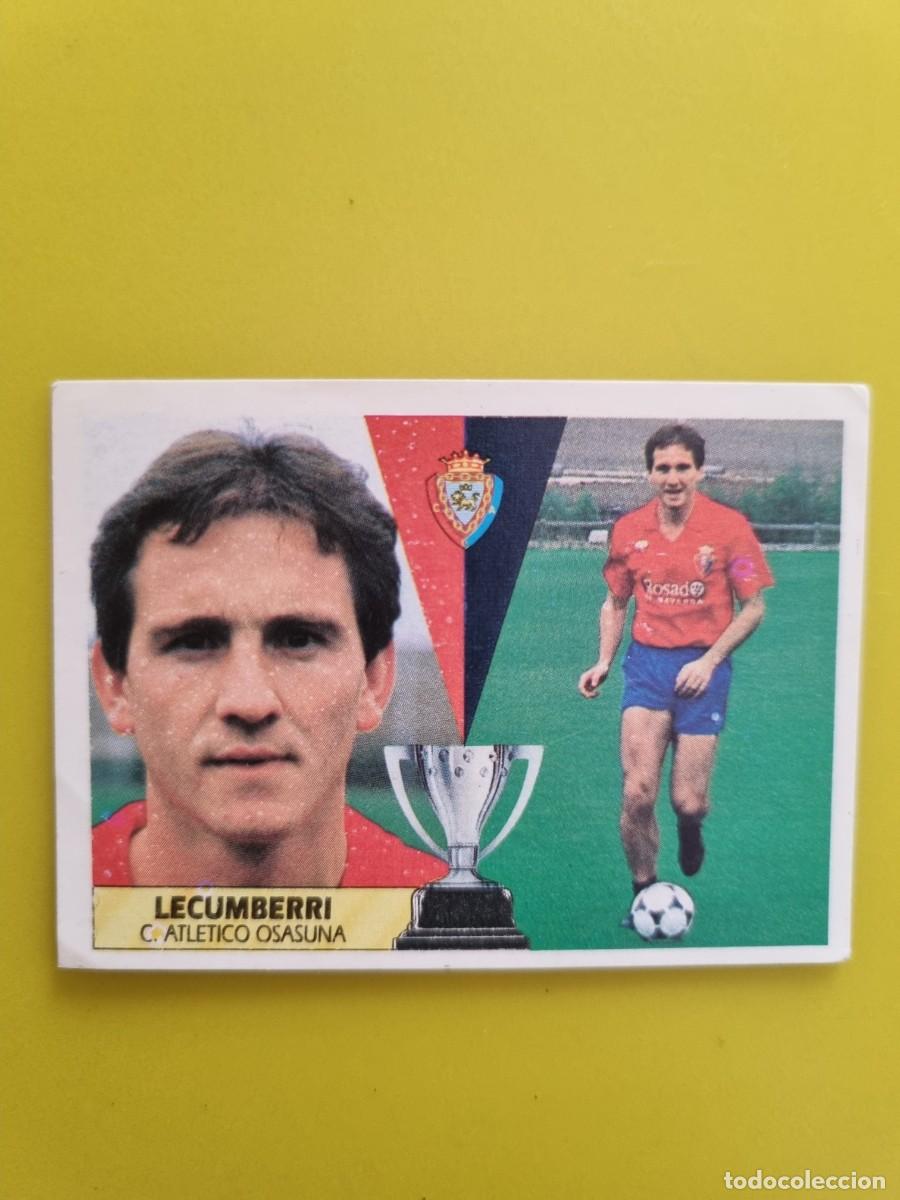Cromos de f&uacute;tbol: CROMO LIGA ESTE 87 88 1987 1988 NUNCA PEGADO SIN PEGAR LECUMBERRI OSASUNA AR1026