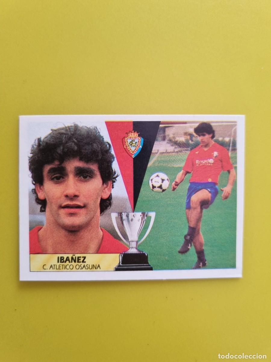 Cromos de f&uacute;tbol: CROMO LIGA ESTE 87 88 1987 1988 NUNCA PEGADO SIN PEGAR IBA&Ntilde;EZ OSASUNA AR1026