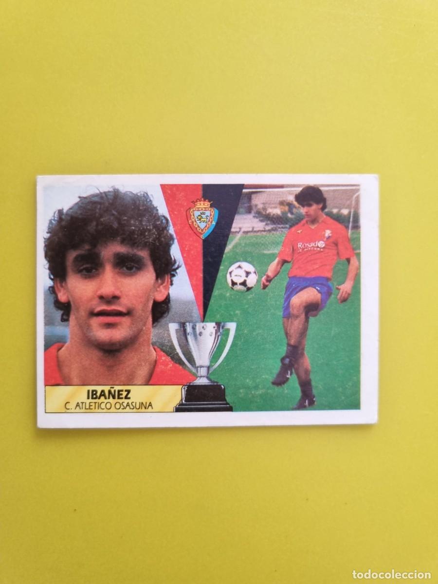 Cromos de f&uacute;tbol: CROMO LIGA ESTE 87 88 1987 1988 NUNCA PEGADO SIN PEGAR IBA&Ntilde;EZ OSASUNA AR1026