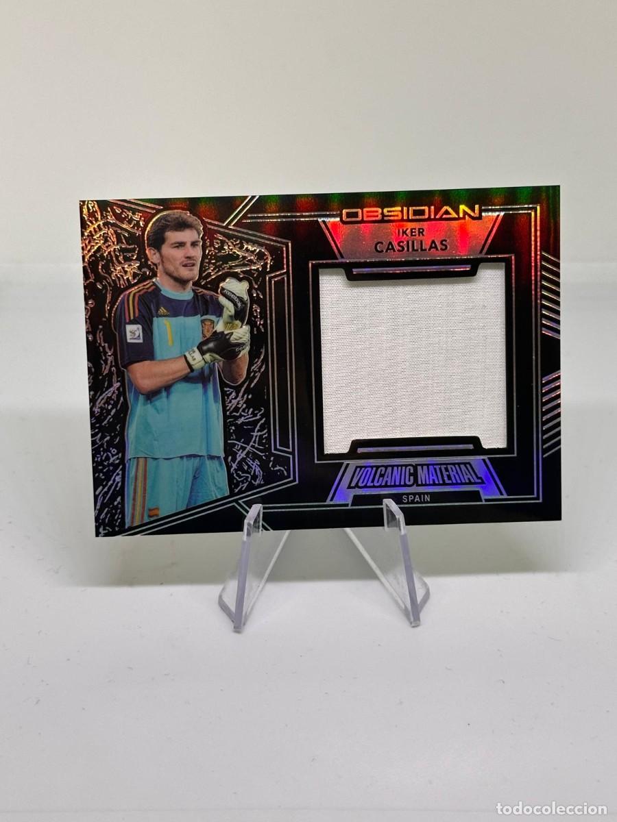 Cromos de f&uacute;tbol: Iker Casillas 059/149 Parche Espa&ntilde;a Panini Obsidian 2019 20 - Foto 2