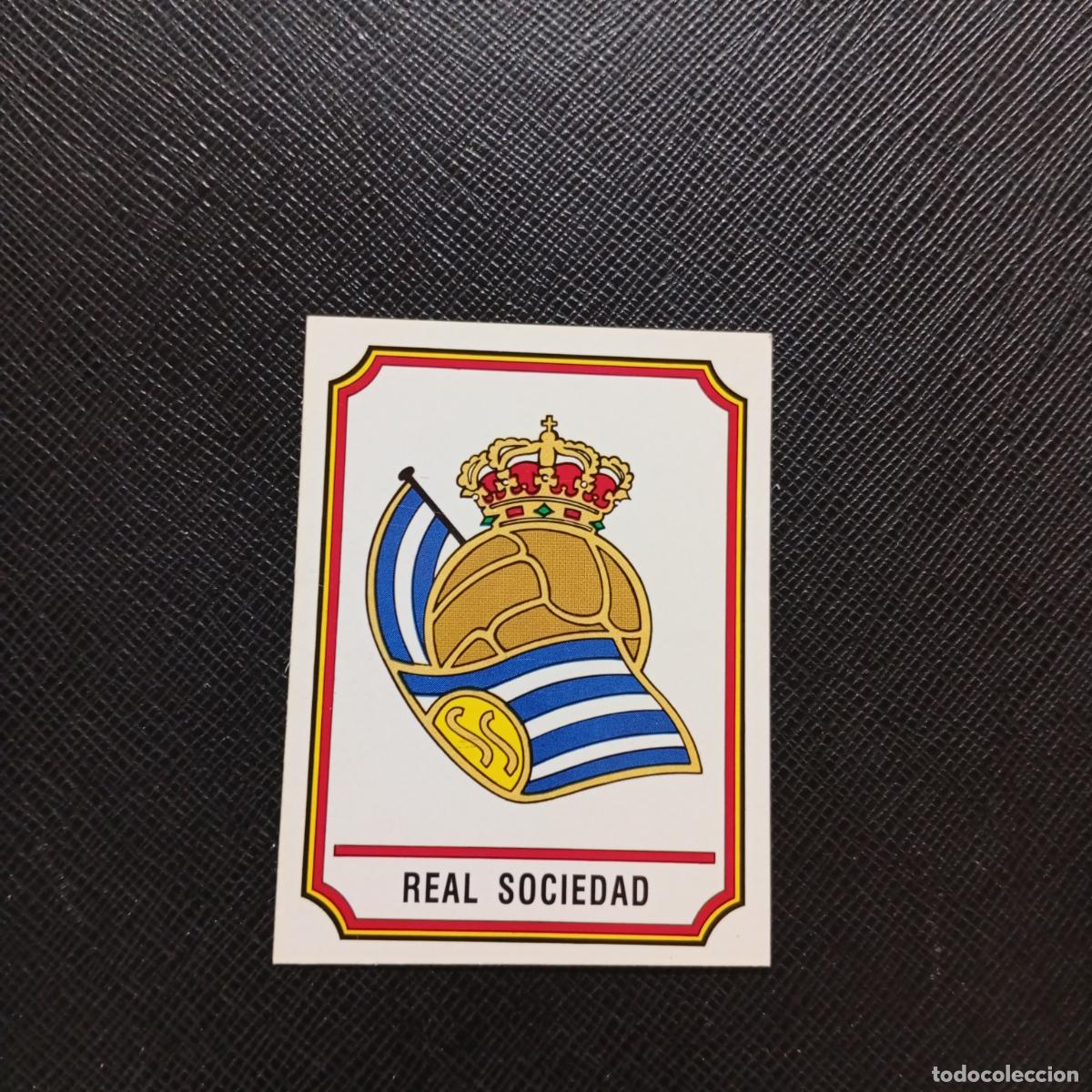 Cromos de f&uacute;tbol: REAL SOCIEDAD ESCUDO PANINI 1989 CROMO FUTBOL LIGA 89 - A98 PG460