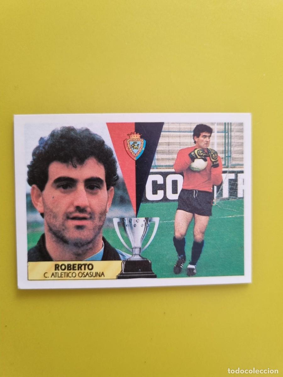 Cromos de f&uacute;tbol: CROMO LIGA ESTE 87 88 1987 1988 NUNCA PEGADO SIN PEGAR ROBERTO OSASUNA AR1026
