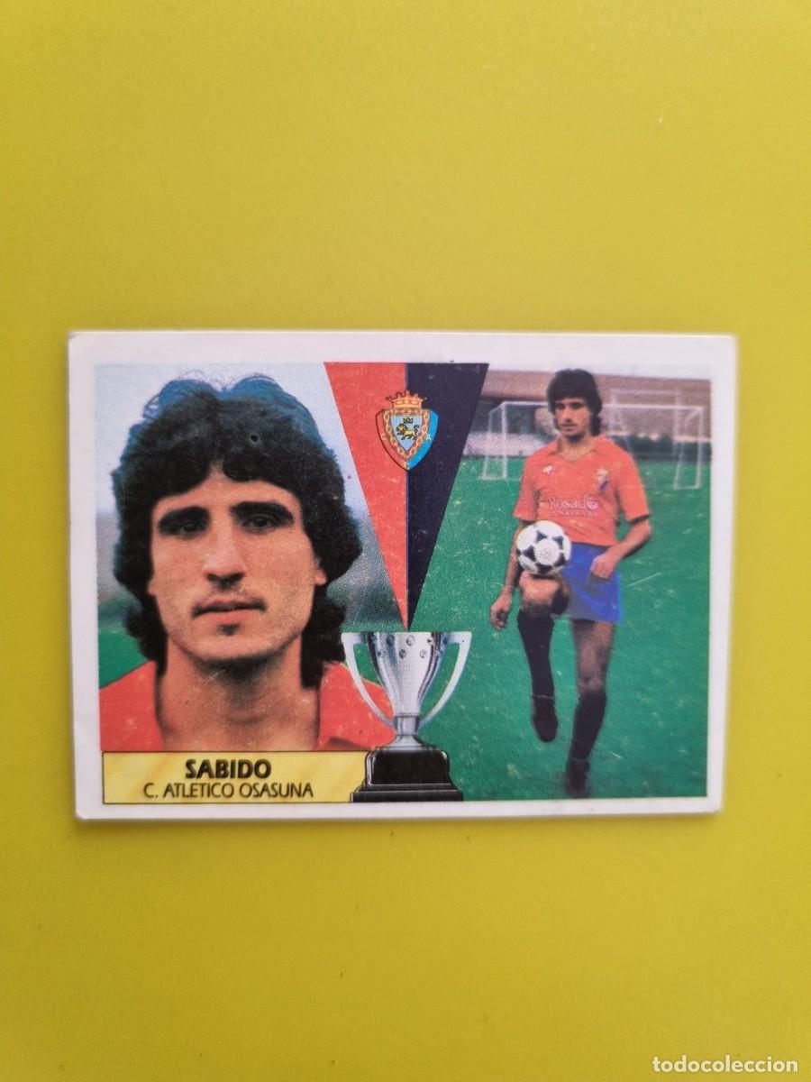 Cromos de f&uacute;tbol: CROMO LIGA ESTE 87 88 1987 1988 NUNCA PEGADO SIN PEGAR SABIDO OSASUNA AR1026