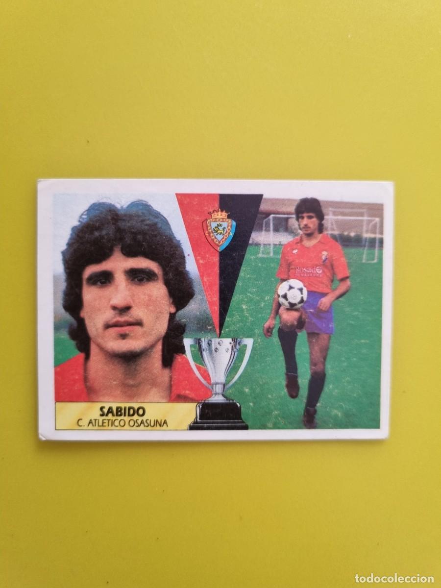 Cromos de f&uacute;tbol: CROMO LIGA ESTE 87 88 1987 1988 NUNCA PEGADO SIN PEGAR SABIDO OSASUNA AR1026