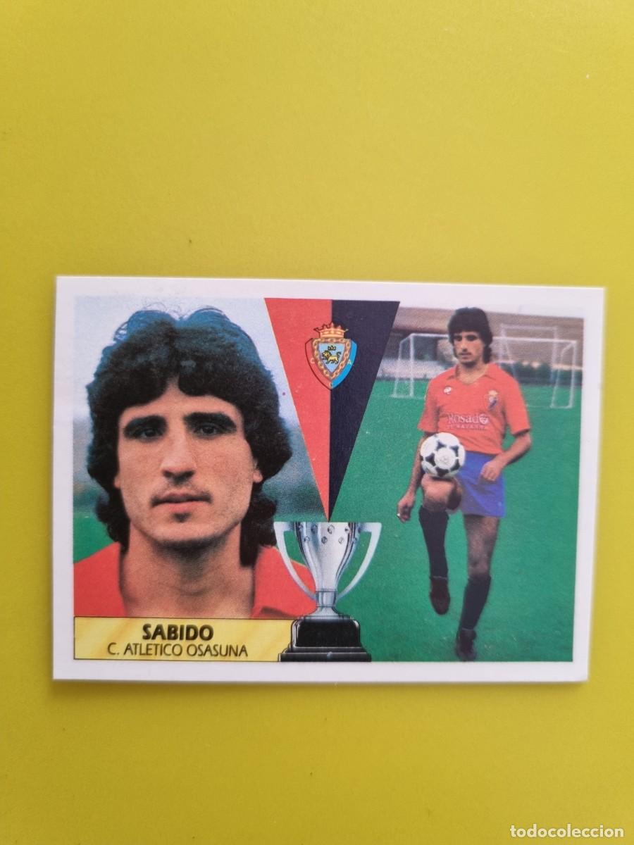 Cromos de f&uacute;tbol: CROMO LIGA ESTE 87 88 1987 1988 NUNCA PEGADO SIN PEGAR SABIDO OSASUNA AR1026