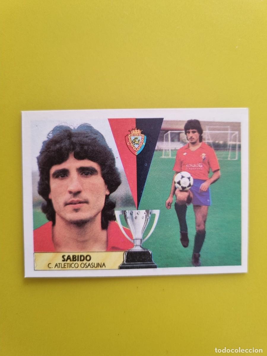 Cromos de f&uacute;tbol: CROMO LIGA ESTE 87 88 1987 1988 NUNCA PEGADO SIN PEGAR SABIDO OSASUNA AR1026