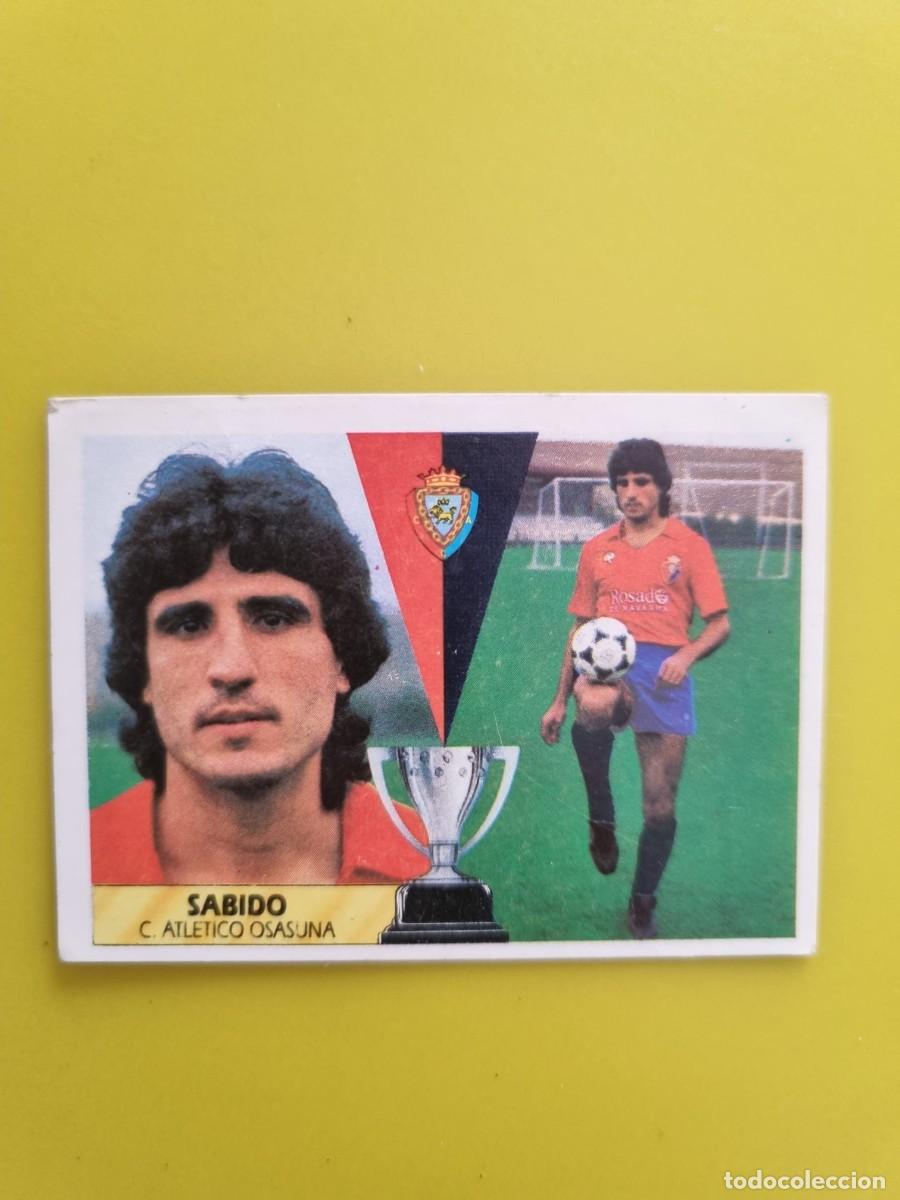 Fu&szlig;ball-Sticker: CROMO LIGA ESTE 87 88 1987 1988 NUNCA PEGADO SIN PEGAR SABIDO OSASUNA AR1026