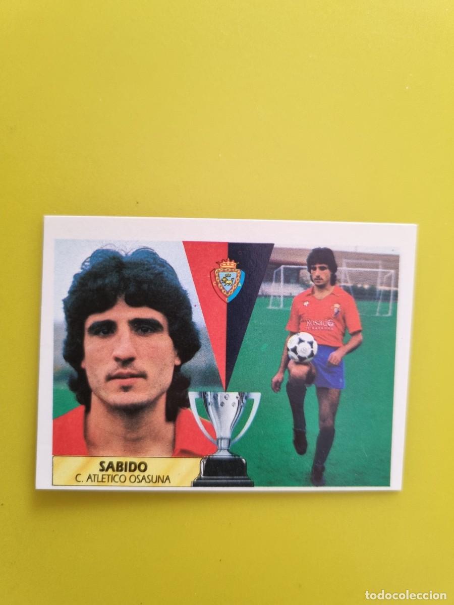 Fu&szlig;ball-Sticker: CROMO LIGA ESTE 87 88 1987 1988 NUNCA PEGADO SIN PEGAR SABIDO OSASUNA AR1026