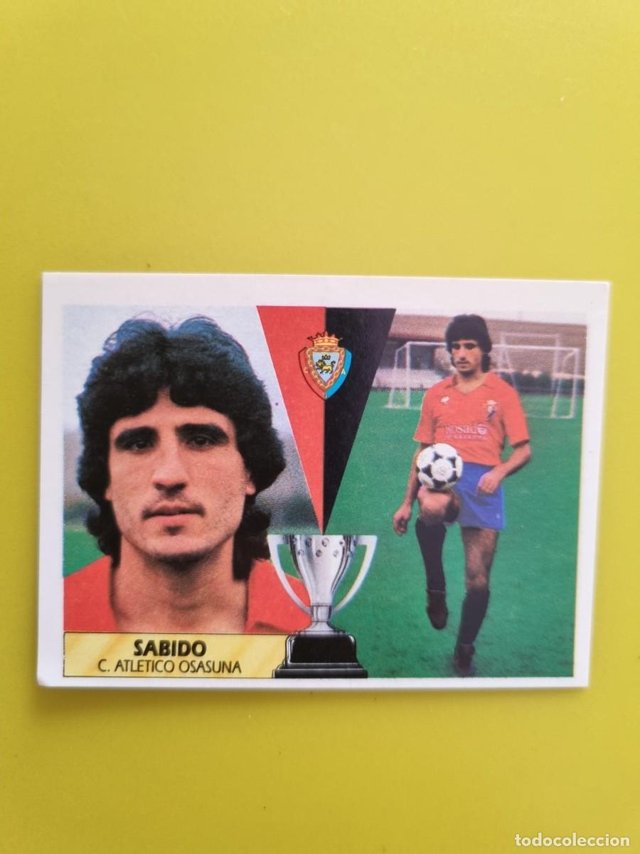 Fu&szlig;ball-Sticker: CROMO LIGA ESTE 87 88 1987 1988 NUNCA PEGADO SIN PEGAR SABIDO OSASUNA AR1026