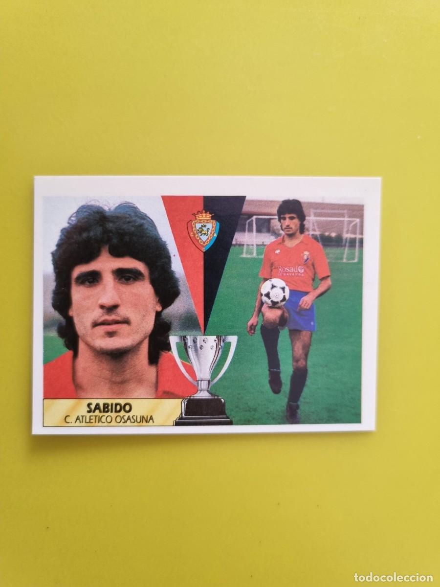 Fu&szlig;ball-Sticker: CROMO LIGA ESTE 87 88 1987 1988 NUNCA PEGADO SIN PEGAR SABIDO OSASUNA AR1026