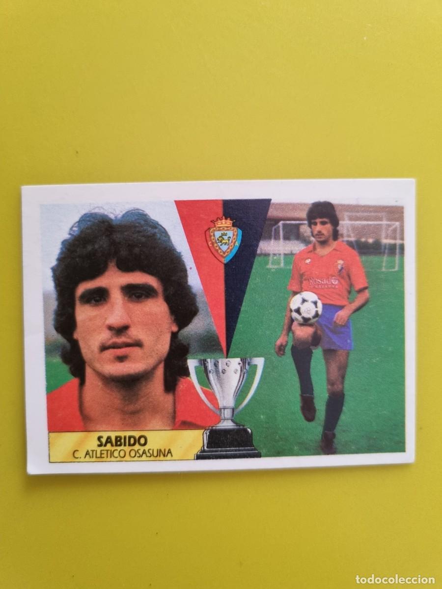 Fu&szlig;ball-Sticker: CROMO LIGA ESTE 87 88 1987 1988 NUNCA PEGADO SIN PEGAR SABIDO OSASUNA AR1026