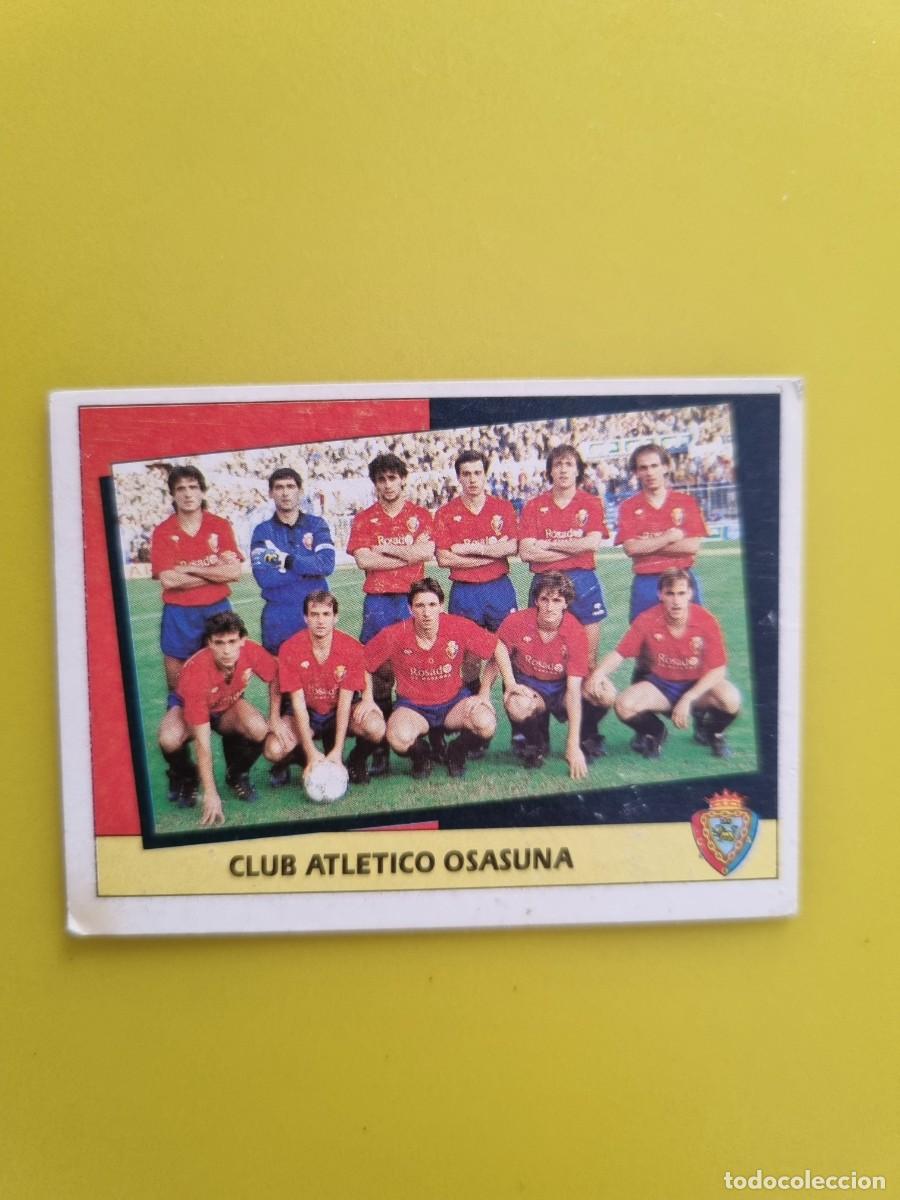 Fu&szlig;ball-Sticker: CROMO LIGA ESTE 87 88 1987 1988 NUNCA PEGADO SIN PEGAR ALINEACION CLUB ATLETICO OSASUNA AR1026