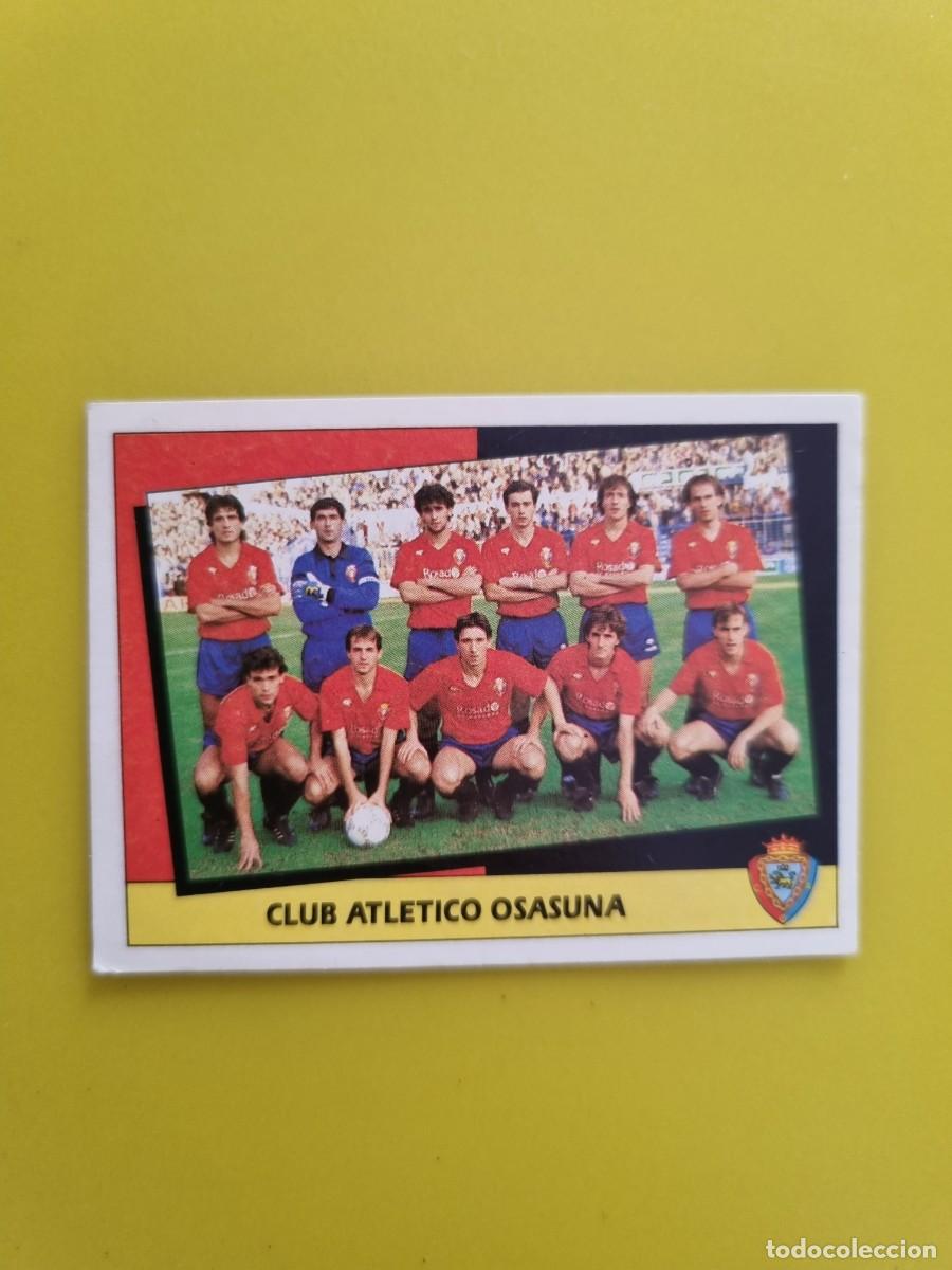 Figurine di Calcio: CROMO LIGA ESTE 87 88 1987 1988 NUNCA PEGADO SIN PEGAR ALINEACION CLUB ATLETICO OSASUNA AR1026
