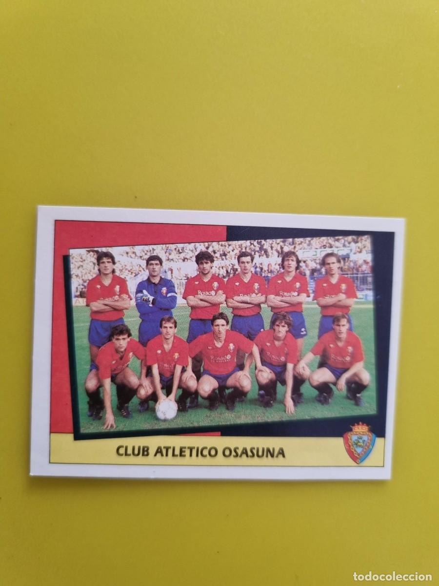 Figurine di Calcio: CROMO LIGA ESTE 87 88 1987 1988 NUNCA PEGADO SIN PEGAR ALINEACION CLUB ATLETICO OSASUNA AR1026