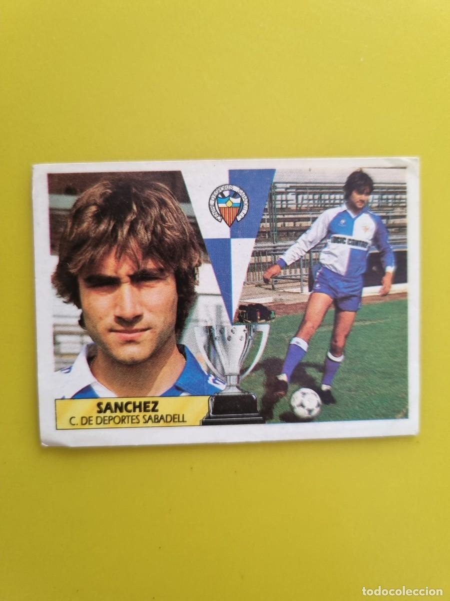 Figurine di Calcio: CROMO LIGA ESTE 87 88 1987 1988 NUNCA PEGADO SIN PEGAR SANCHEZ CD SABADELL AR1026