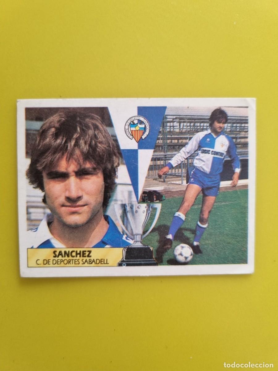 Figurine di Calcio: CROMO LIGA ESTE 87 88 1987 1988 NUNCA PEGADO SIN PEGAR SANCHEZ CD SABADELL AR1026