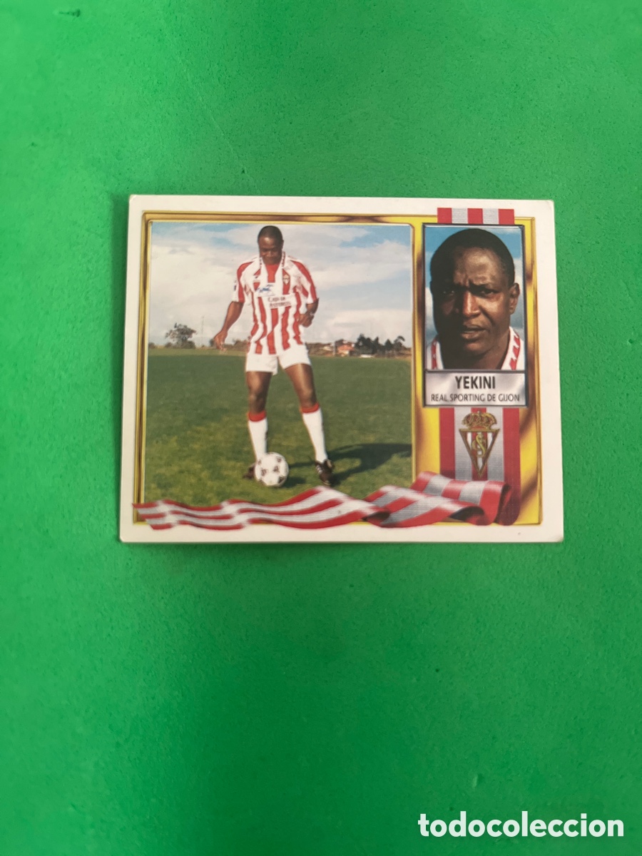 Figurine di Calcio: YEKINI COLOCA SPORTING DE GIJON EDICIONES ESTE 95 96 1995 1996 NUEVO SIN PEGAR UNIFICO ENVIOS