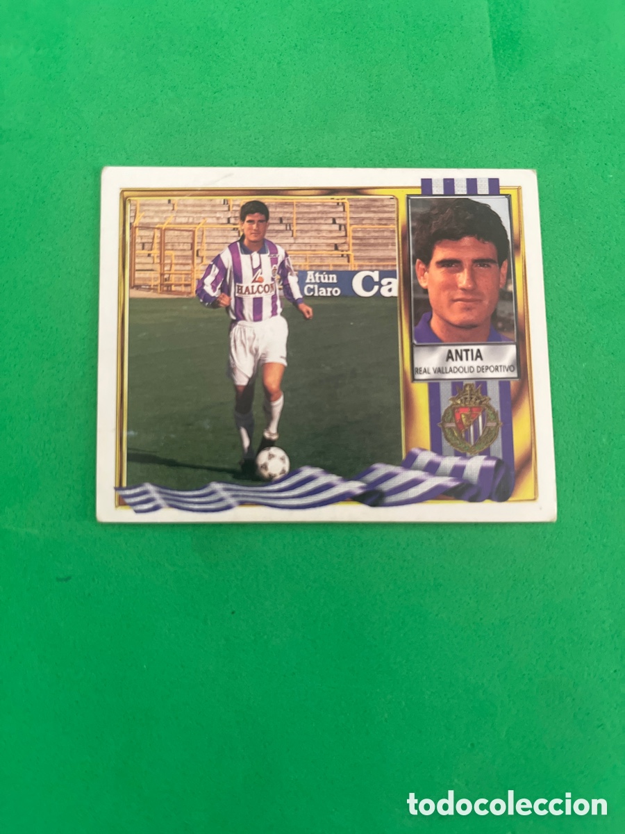 Cromos de Futebol: ANTIA VERSION HALCON REAL VALLADOLID EDICIONES ESTE 95 96 1995 1996 SIN PEGAR FUTBOL UNIFICO ENVIOS