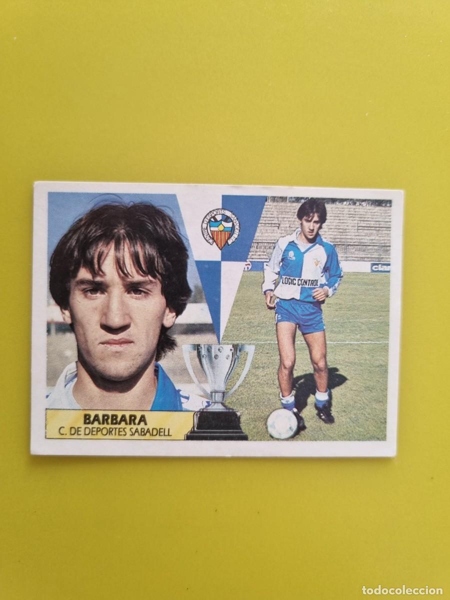 Cromos de f&uacute;tbol: CROMO LIGA ESTE 87 88 1987 1988 NUNCA PEGADO SIN PEGAR BARBARA CD SABADELL AR1026