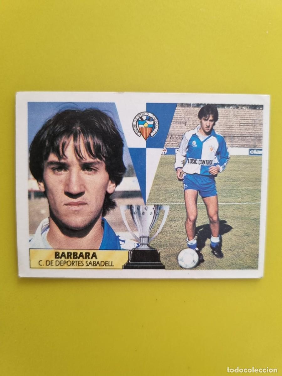 Cromos de f&uacute;tbol: CROMO LIGA ESTE 87 88 1987 1988 NUNCA PEGADO SIN PEGAR BARBARA CD SABADELL AR1026