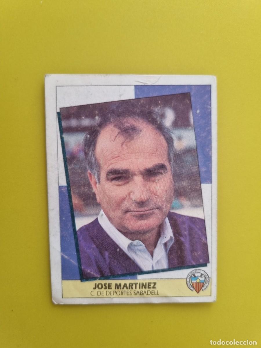 Cromos de f&uacute;tbol: CROMO LIGA ESTE 87 88 1987 1988 NUNCA PEGADO SIN PEGAR JOSE MARTINEZ ENTRENADOR CD SABADELL AR1026