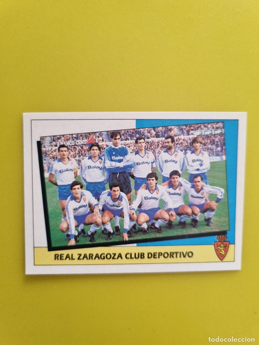 Cromos de f&uacute;tbol: CROMO LIGA ESTE 87 88 1987 1988 NUNCA PEGADO SIN PEGAR ALINEACION REAL ZARAGOZA AR1026