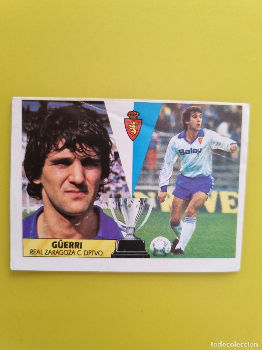 Cromos de f&uacute;tbol: CROMO LIGA ESTE 87 88 1987 1988 NUNCA PEGADO SIN PEGAR G&Uuml;ERRI REAL ZARAGOZA AR1026