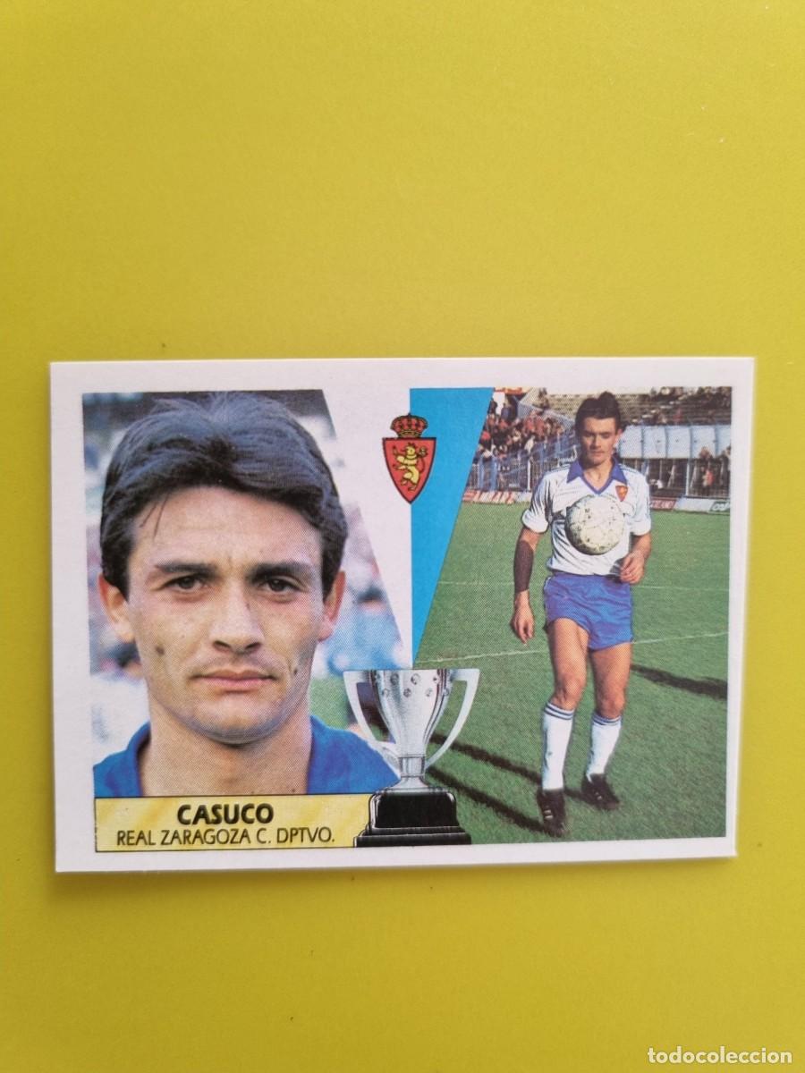 Cromos de f&uacute;tbol: CROMO LIGA ESTE 87 88 1987 1988 NUNCA PEGADO SIN PEGAR CASUCO REAL ZARAGOZA AR1026