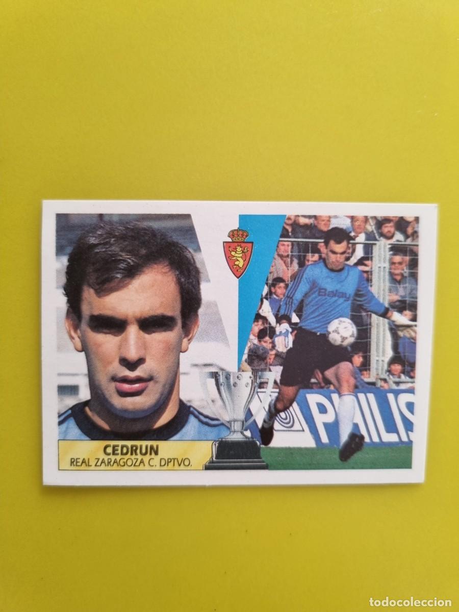 Cromos de f&uacute;tbol: CROMO LIGA ESTE 87 88 1987 1988 NUNCA PEGADO SIN PEGAR CEDRUN REAL ZARAGOZA AR1026
