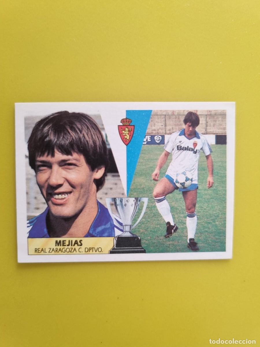 Cromos de f&uacute;tbol: CROMO LIGA ESTE 87 88 1987 1988 NUNCA PEGADO SIN PEGAR MEJIAS REAL ZARAGOZA AR1026