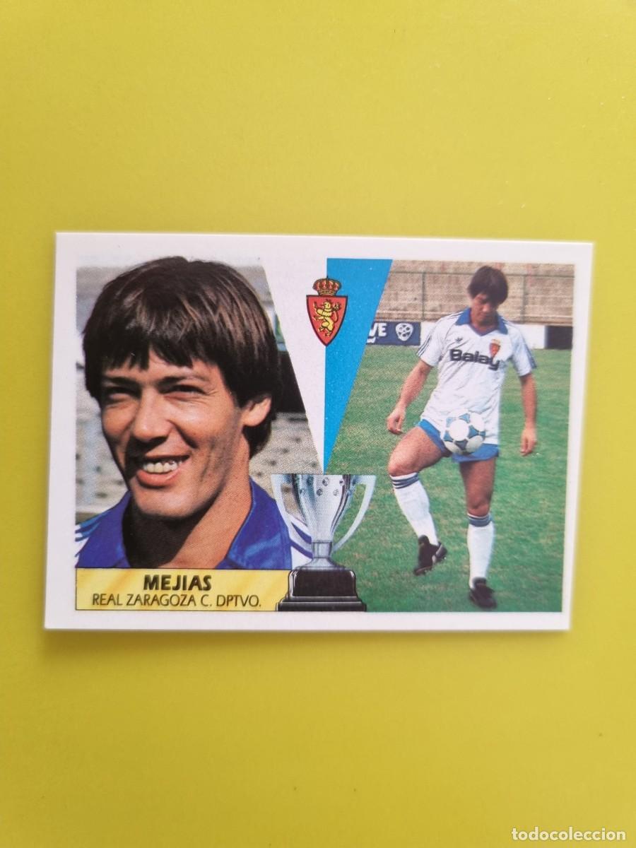 Cromos de f&uacute;tbol: CROMO LIGA ESTE 87 88 1987 1988 NUNCA PEGADO SIN PEGAR MEJIAS REAL ZARAGOZA AR1026