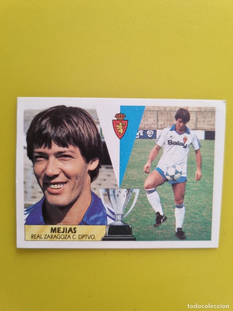Cromos de f&uacute;tbol: CROMO LIGA ESTE 87 88 1987 1988 NUNCA PEGADO SIN PEGAR MEJIAS REAL ZARAGOZA AR1026