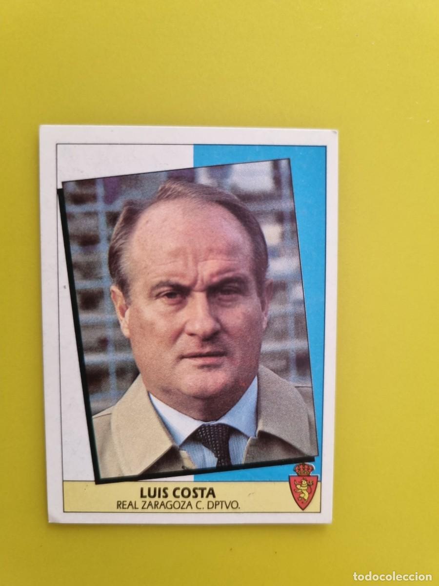 Cromos de f&uacute;tbol: CROMO LIGA ESTE 87 88 1987 1988 NUNCA PEGADO SIN PEGAR LUIS COSTA ENTRENADOR REAL ZARAGOZA AR1026