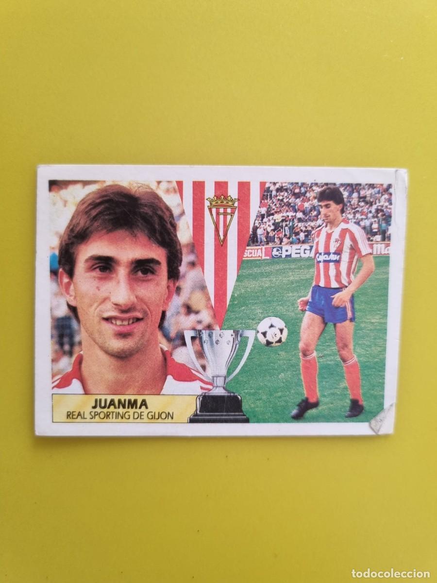 Cromos de f&uacute;tbol: CROMO LIGA ESTE 87 88 1987 1988 NUNCA PEGADO SIN PEGAR JUANMA SPORTING DE GIJON AR1026