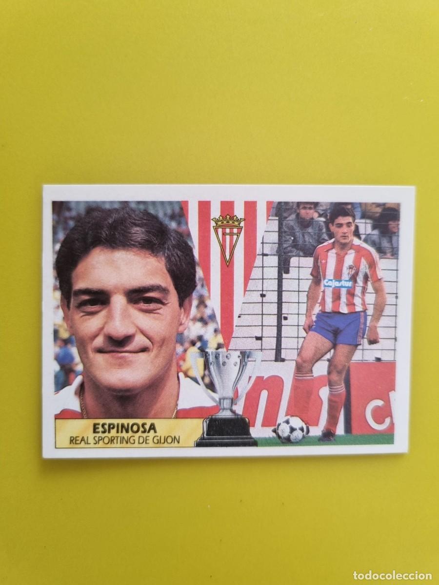 Fu&szlig;ball-Sticker: CROMO LIGA ESTE 87 88 1987 1988 NUNCA PEGADO SIN PEGAR ESPINOSA SPORTING DE GIJON AR1026