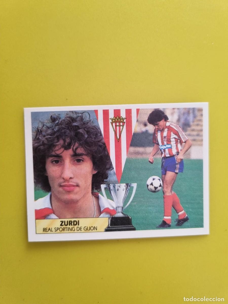 Cromos de Futebol: CROMO LIGA ESTE 87 88 1987 1988 NUNCA PEGADO SIN PEGAR ZURDI SPORTING DE GIJON AR1026