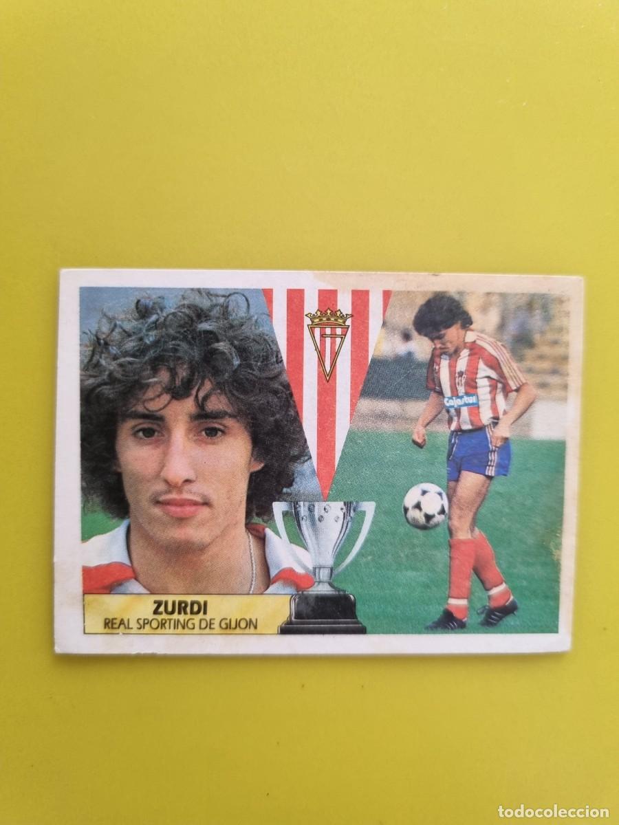 Cromos de Futebol: CROMO LIGA ESTE 87 88 1987 1988 NUNCA PEGADO SIN PEGAR ZURDI SPORTING DE GIJON AR1026
