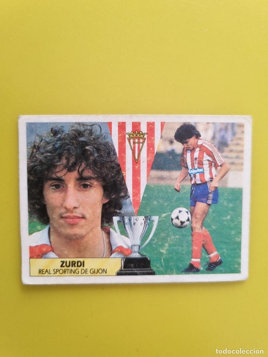 Cromos de Futebol: CROMO LIGA ESTE 87 88 1987 1988 NUNCA PEGADO SIN PEGAR ZURDI SPORTING DE GIJON AR1026
