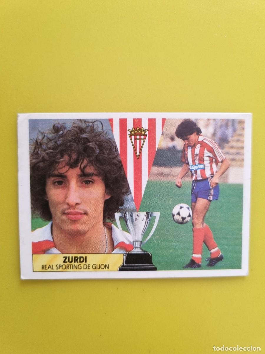 Cromos de f&uacute;tbol: CROMO LIGA ESTE 87 88 1987 1988 NUNCA PEGADO SIN PEGAR ZURDI SPORTING DE GIJON AR1026