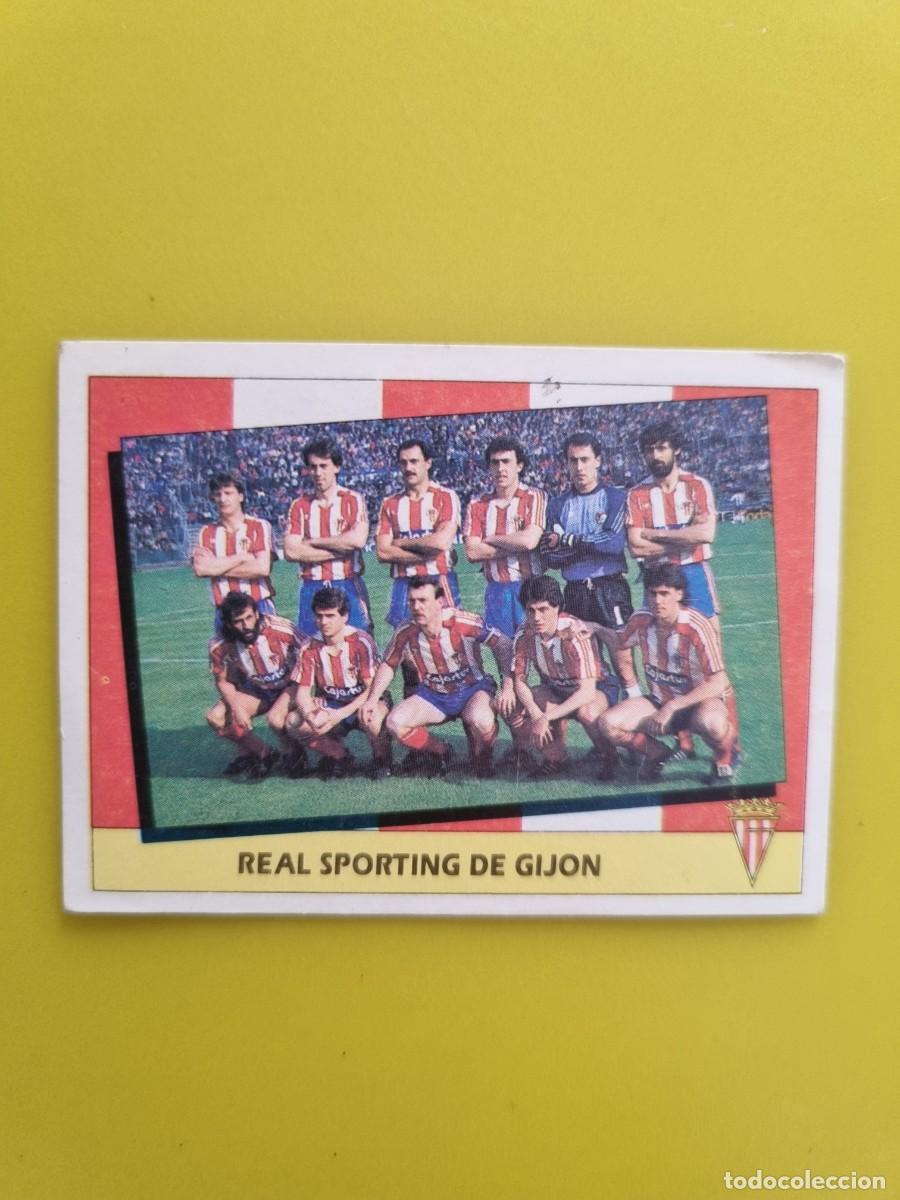 Cromos de f&uacute;tbol: CROMO LIGA ESTE 87 88 1987 1988 NUNCA PEGADO SIN PEGAR ALINEACION SPORTING DE GIJON AR1026