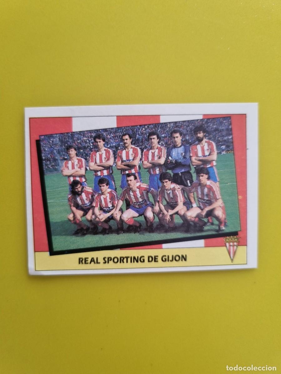 Cromos de f&uacute;tbol: CROMO LIGA ESTE 87 88 1987 1988 NUNCA PEGADO SIN PEGAR ALINEACION SPORTING DE GIJON AR1026
