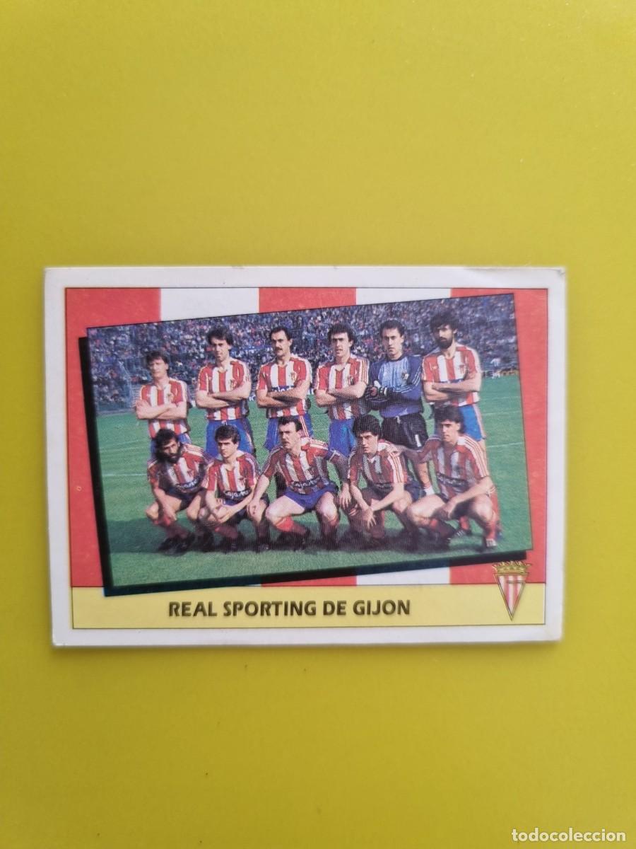 Cromos de f&uacute;tbol: CROMO LIGA ESTE 87 88 1987 1988 NUNCA PEGADO SIN PEGAR ALINEACION SPORTING DE GIJON AR1026