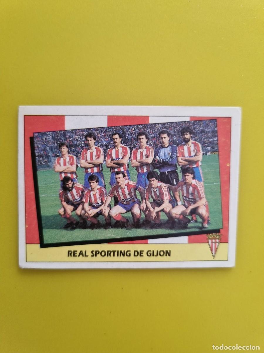 Cromos de f&uacute;tbol: CROMO LIGA ESTE 87 88 1987 1988 NUNCA PEGADO SIN PEGAR ALINEACION SPORTING DE GIJON AR1026