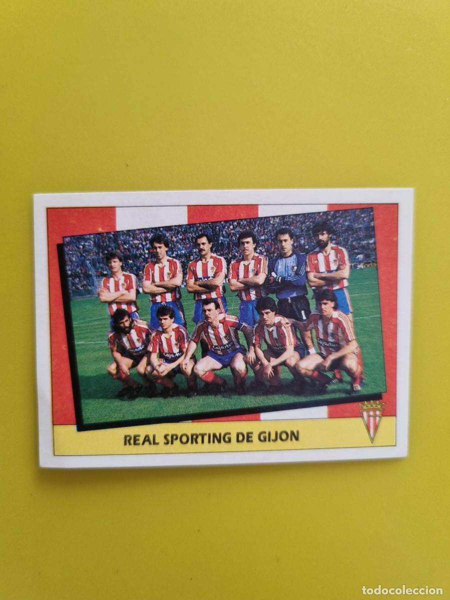 Cromos de f&uacute;tbol: CROMO LIGA ESTE 87 88 1987 1988 NUNCA PEGADO SIN PEGAR ALINEACION SPORTING DE GIJON AR1026