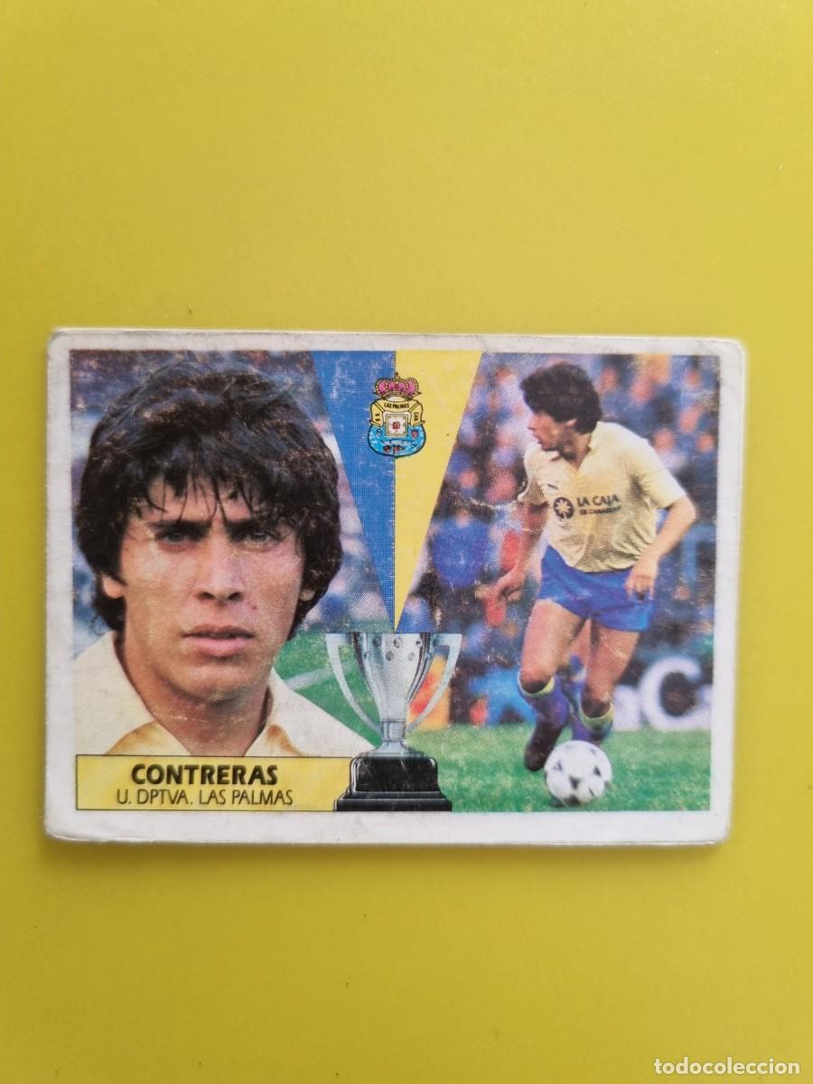 Fu&szlig;ball-Sticker: CROMO LIGA ESTE 87 88 1987 1988 NUNCA PEGADO SIN PEGAR CONTRERAS UD LAS PALMAS AR1026