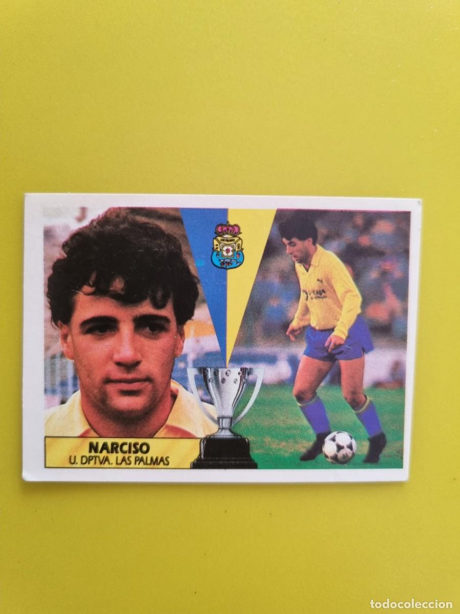 Cromos de f&uacute;tbol: CROMO LIGA ESTE 87 88 1987 1988 NUNCA PEGADO SIN PEGAR NARCISO UD LAS PALMAS AR1026