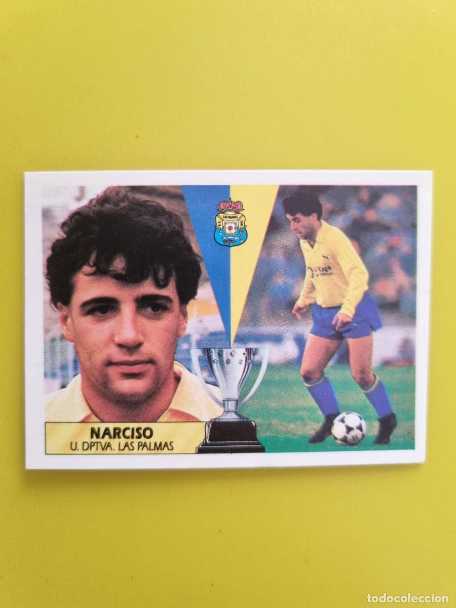 Cromos de f&uacute;tbol: CROMO LIGA ESTE 87 88 1987 1988 NUNCA PEGADO SIN PEGAR NARCISO UD LAS PALMAS AR1026