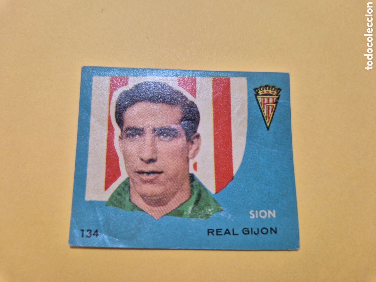 Cromos de f&uacute;tbol: SION 134 REAL GIJON CAMPEONES 1959 BRUGUERA