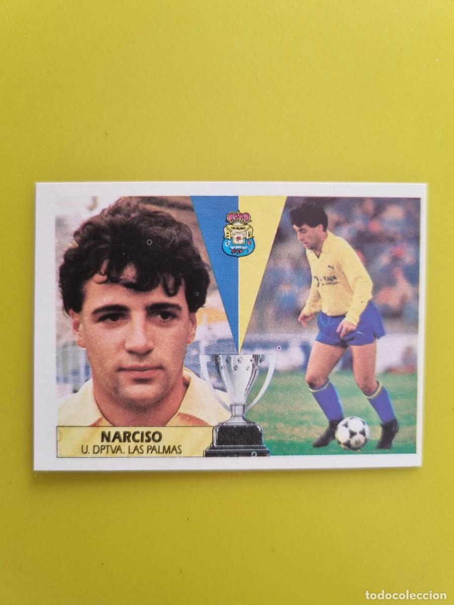 Cromos de f&uacute;tbol: CROMO LIGA ESTE 87 88 1987 1988 NUNCA PEGADO SIN PEGAR NARCISO UD LAS PALMAS AR1026